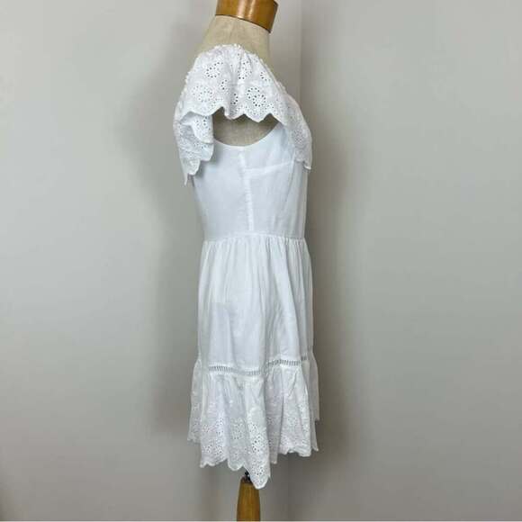 Blue Rain Francesca White Laney Off The Shoulder Dress size M - Picture 6 of 9